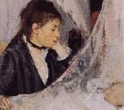 Berthe Morisot Detail of Cradle oil painting on canvas